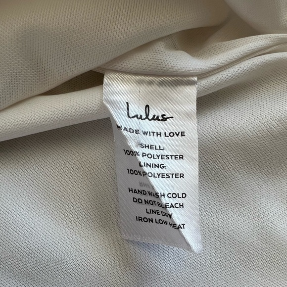 Lulus Adoring Attitude White Satin Column Midi Dress - Picture 8 of 9